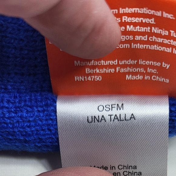 Nickelodeon Teenage Mutant Ninja Turtles Beanie & Gloves 2pc Set One Sz - Picture 4 of 6